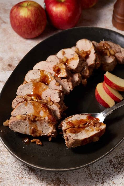 Pork Tenderloin With Apples Butter And Baggage