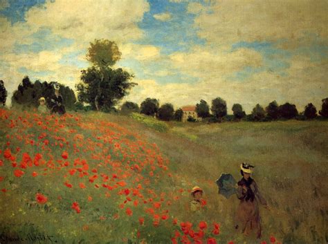 Wild Poppies Near Argenteuil 1873 Claude Monet