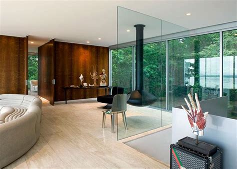 rumah kaca transparan modern menakjubkan rancangan desain rumah minimalis