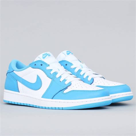 Photos Of Nike Sb Air Jordan 1 Low Qs Shoes Dark Powder Blue Dark Po