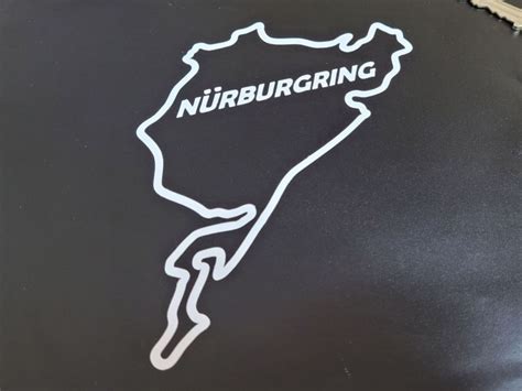 Nurburgring Cut Out Circuit Sticker 5