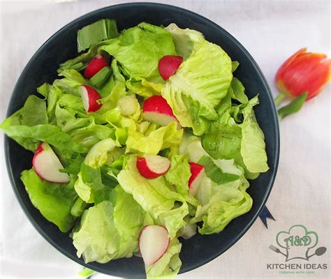 Quick And Easy Spring Lettuce Salad Aandd Kitchen Salads