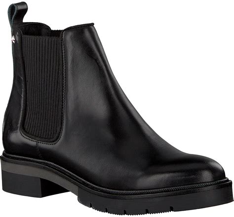 Free shipping on orders $89+. Zwarte TOMMY HILFIGER Chelsea boots METALLIC LEATHER ...