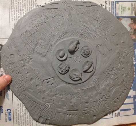 Stage One Of My New Plaque Now The Clay Has To Dry For A Few Days And