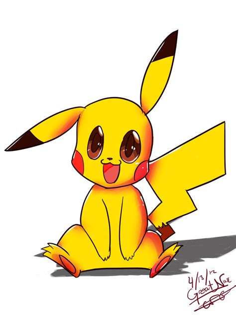 Quick Random Pikachu Drawing By Great9star On Deviantart