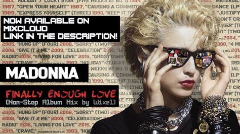 Madonna Finally Enough Love Non Stop Album Mix By Wixel Youtube
