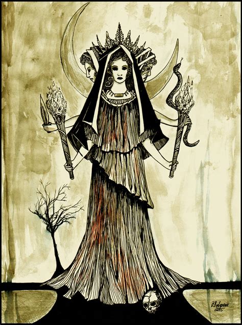 Hekate The Goddess With Three Faces By Heartyspades On Deviantart