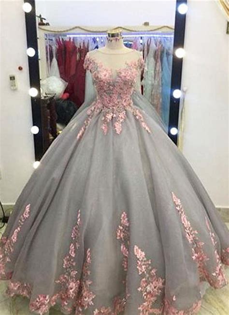 41 Amazing Dress Quinceanera Dresses Grey