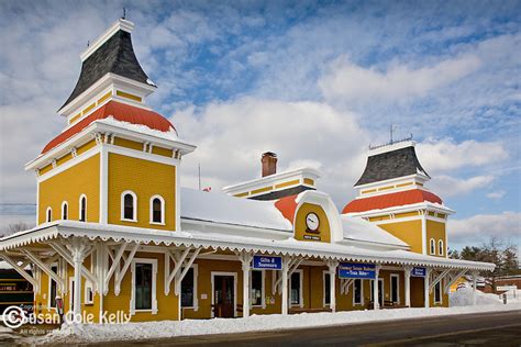 It's not open a lot but it's. Conway Scenic Railroad Depot in Winter | Susan Cole Kelly ...