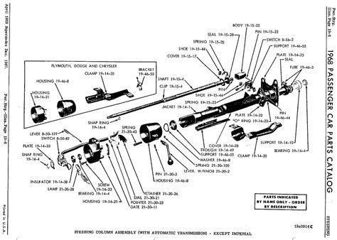 1968 Steering Column Any Exploded Diagrams Out There Photos Taken