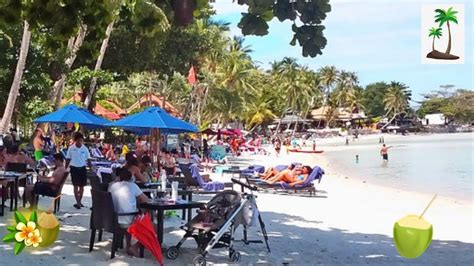 Koh Samui Lamai Beach Thailand Walking In Night Markert Bars Restorants Days In