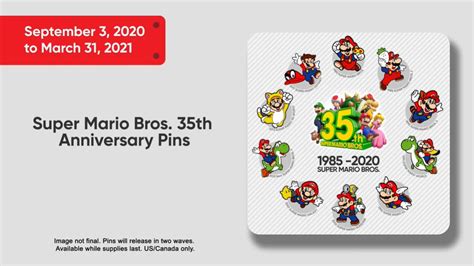 How To Get Super Mario Bros 35th Anniversary Pins On Day 1 Sm128c