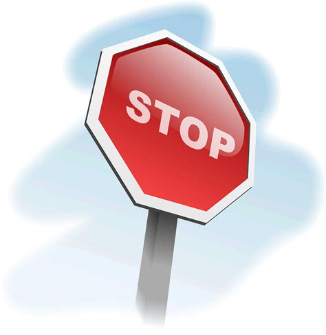 Stop Sign Angled 2 Clipart Free Download Transparent Png Creazilla