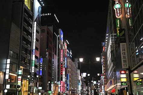 Ginza At Night銀座 Tokyo 東京 Japan Pictures 日本国 日本 Photography