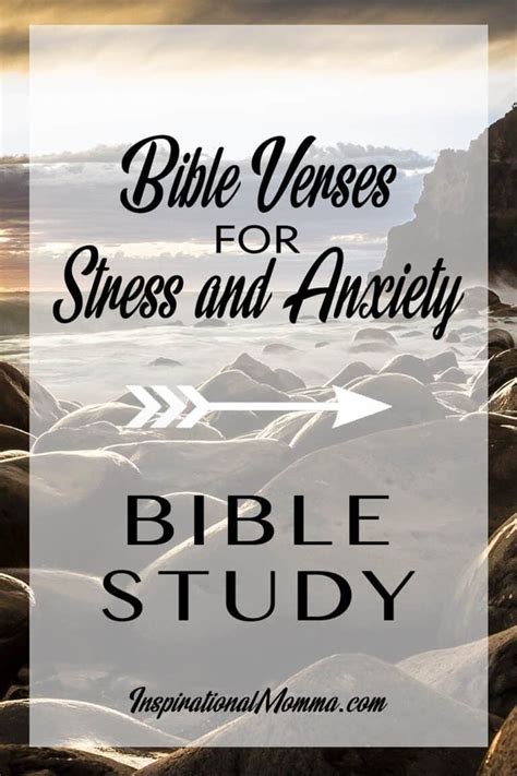 Bible Verses For Stress And Anxiety Inspirational Momma