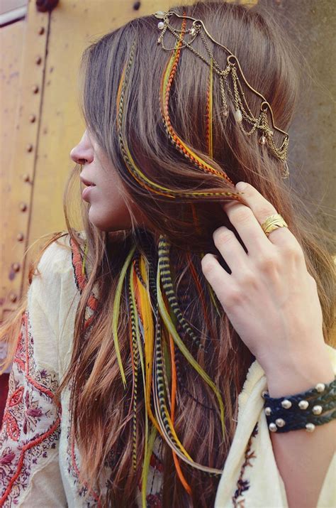 30 Feather In Hair Trend Fashionblog