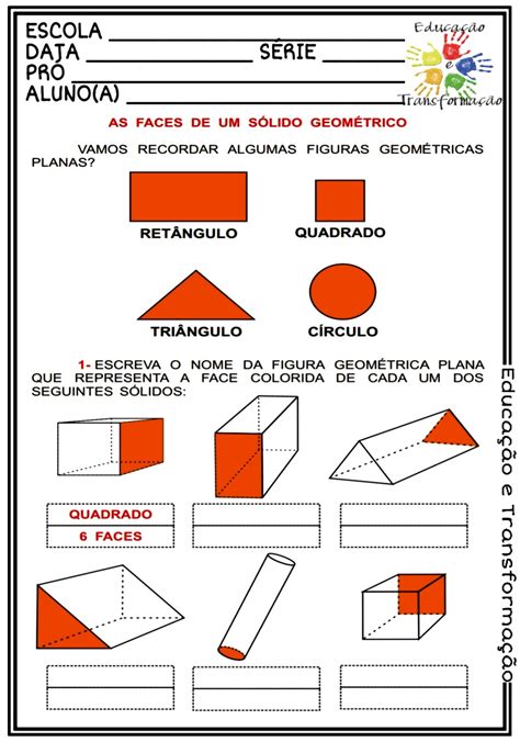 Blog Educação E Transformação 👍sólidos Geométricos