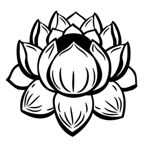 Fleurs et feuilles dessin facile à imprimer pour. Coloriage Fleur de lotus facile en Ligne Gratuit à imprimer