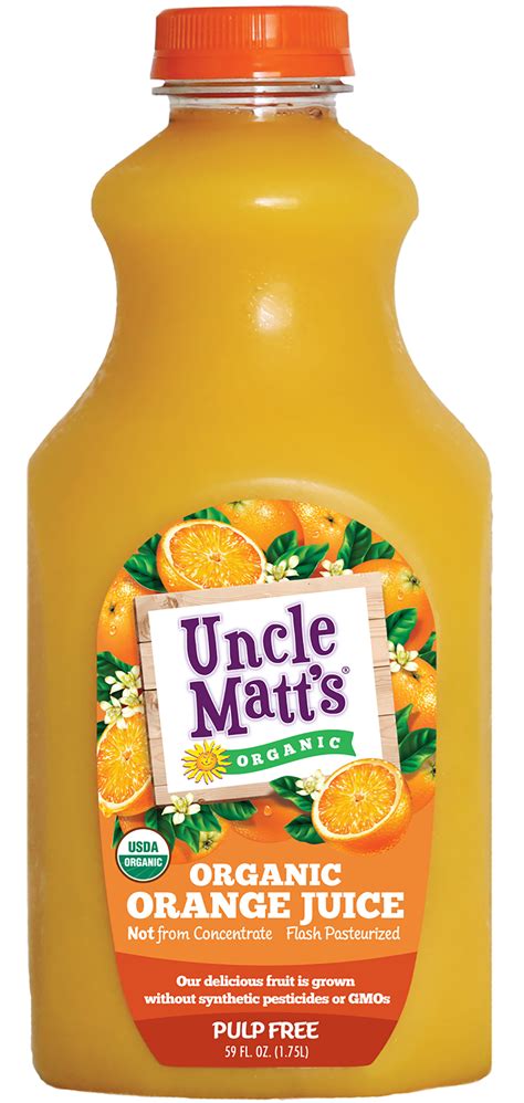 Uncle Matts Organic Pulp Free Orange Juice Organic B Food