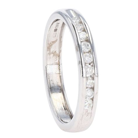 18ct White Gold 015ct Diamond Eternity Ring Ramsdens Jewellery