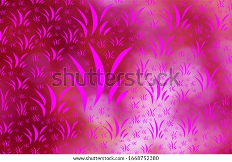 Abstract Wallpaper Clump Grass On Blurred Stock Illustration