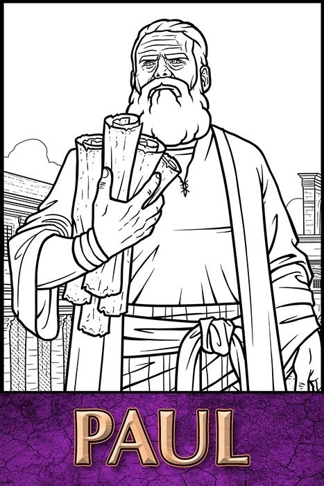 Apostle Paul Preaching Coloring Pages : Apostle Paul Preaching Coloring Page Coloring Pages