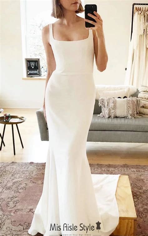 Effortlessly Chic How To Make A Square Neck Lace Wedding Dress Look Stylish Jenniemarieweddings
