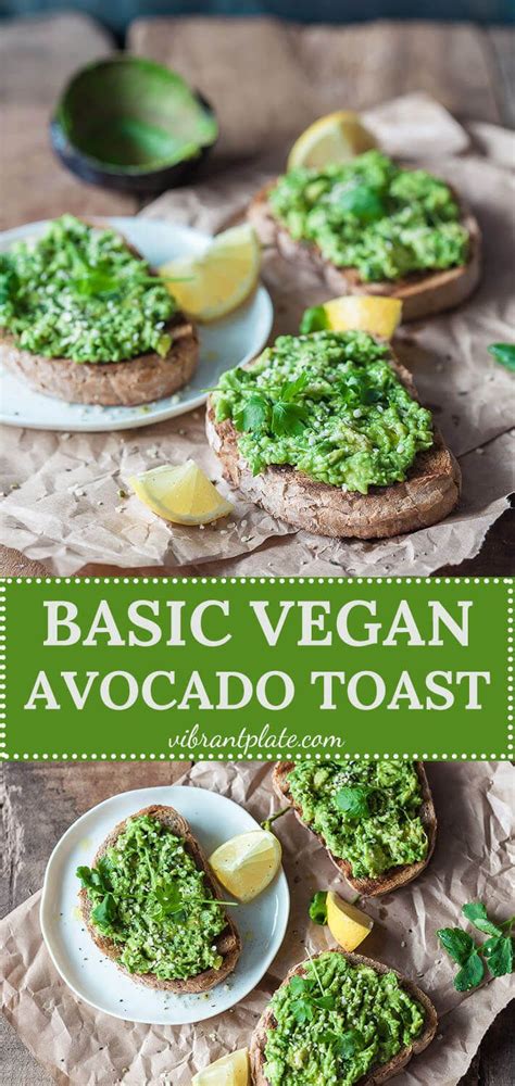 This Basic Vegan Avocado Toast Is A Healthy And Filling Breakfast Ready