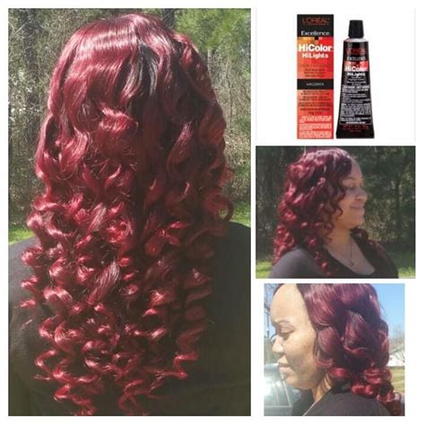 How To Dye Hair Burgundyred Without Bleach Ft Loreal Hicolor In