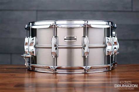 Yamaha 14 X 7 Recording Custom Stainless Steel Snare Drum Reverb