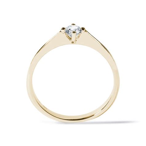 Minimalist Diamond Ring In Gold Klenota