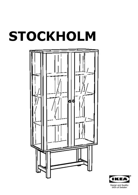 Not intended for recessed installation in ceilings, or soffits. STOCKHOLM Glass-door cabinet yellow - IKEAPEDIA
