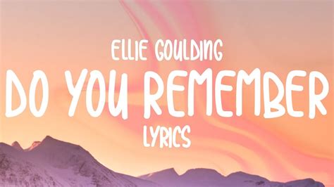 D through the sleepless nights d through the sleepless nights, through every endless day em c d g g i'd wanna hear you say, i remember you. Ellie Goulding - Do You Remember (Lyrics) - YouTube