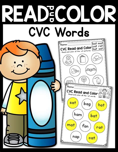 This Read And Color Packet Includes 22 Worksheets In 2 Variations 22