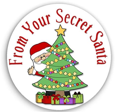 Secret Santa T Tags Free Printable