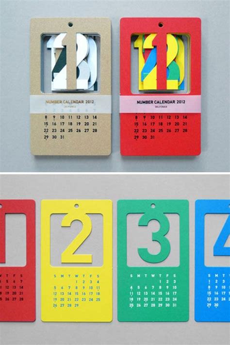Creative Calendar Design Idea Graphisches Design Book Design Print