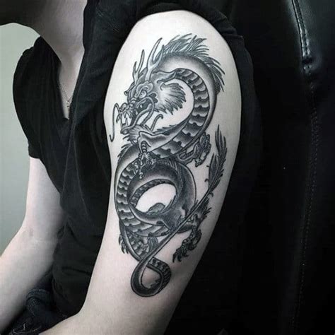 50 Chinese Dragon Tattoo Designs For Men Flaming Ink Ideas