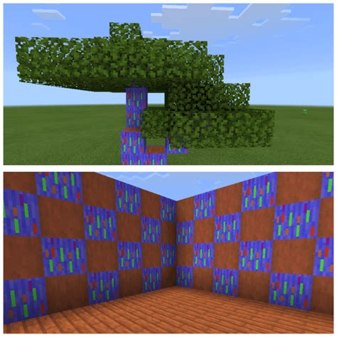 I Made A Texture Pack That Changes Acacia Logs Into Rainbow Eucalyptus