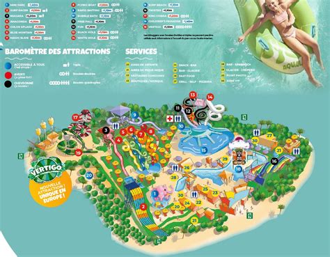 Plan Aqualand Frejus Guide Des Parcs Aquatiques