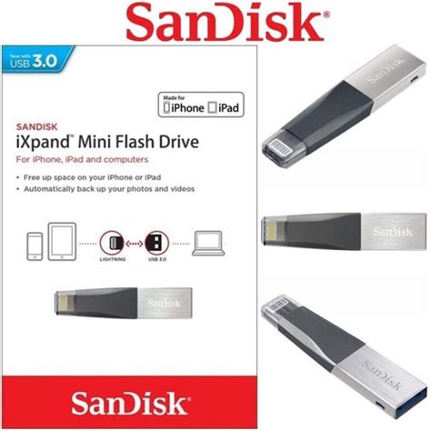 Sandisk 64gb Ixpand Mini Dual Flash Drive Sdix40n 064g It Megabyte