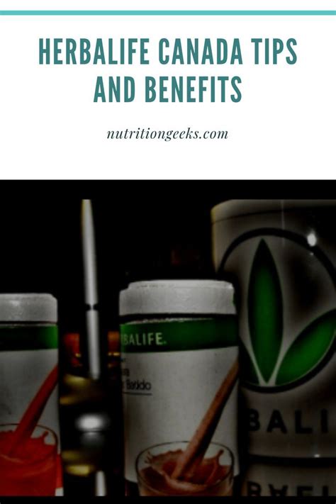 Herbalife Canada Tips And Benefits Artofit