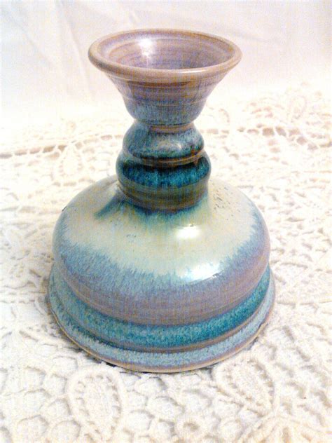 Free Shipping Vintage Clay Vase Signed Clay Pot Vase Home