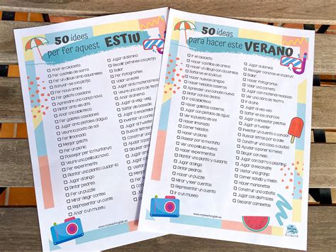 50 Ideas Para Hacer Este Verano My Teaching Lab