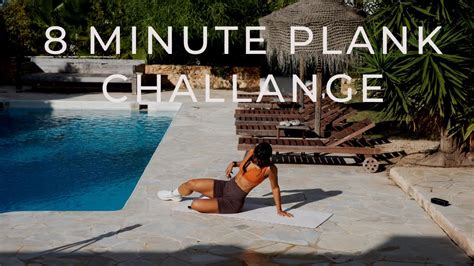 8 Minute Plank Challenge No Equipment Abs Low Impact Youtube