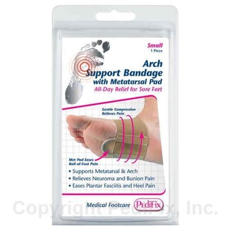 P6002 Arch Support Bandage With Metatarsal Pad Luchas Comfort Footwear
