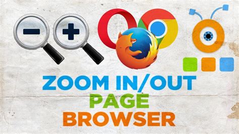 Select the page you want to zoom out of by clicking on it. How to Zoom In or Out in Mozilla Firefox, Opera and Google Chrome - YouTube