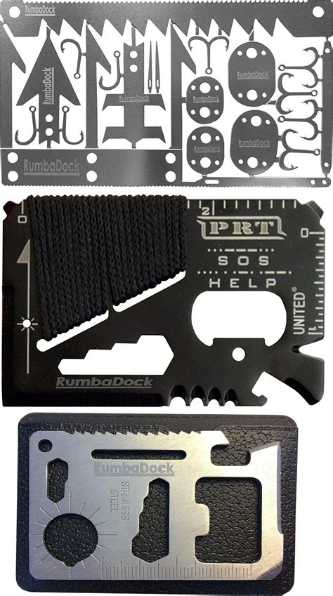 Credit Card Survival Bundle With Top 3 Multitool Cards For Preppers