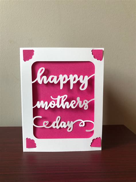 186 Mother's Day Card Svg Cricut SVG PNG EPS DXF File