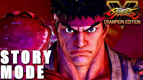 Street Fighter V Champion Edition Story Mode All Cutscenes Playstation 5 Youtube