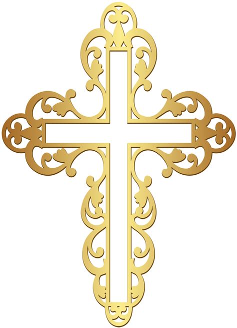 Golden Cross Png Download Free Png Images